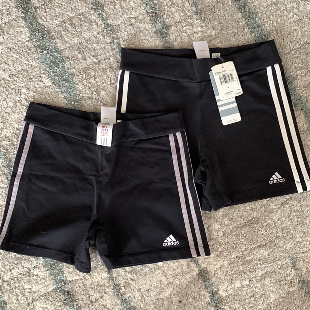 2 Large Adidas BC Basic Short
